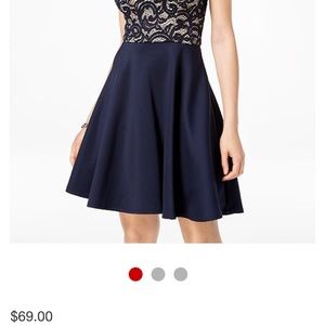 This is a dress, a fit and flare dress